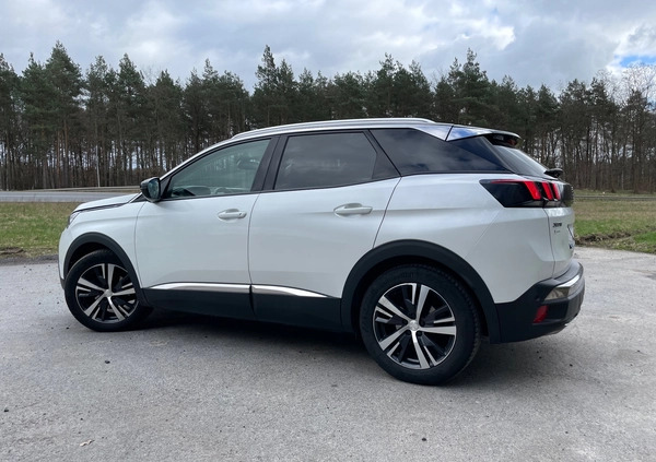 Peugeot 3008 cena 89900 przebieg: 146000, rok produkcji 2019 z Śmigiel małe 326